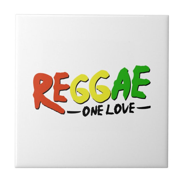 Reggae One Love Tile (Front)