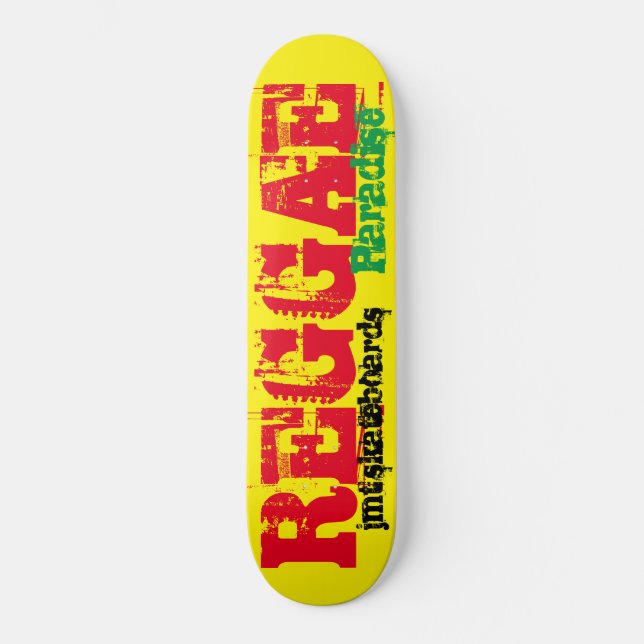 REGGAE PARADISE / JMT SKATEBOARDS (Front)