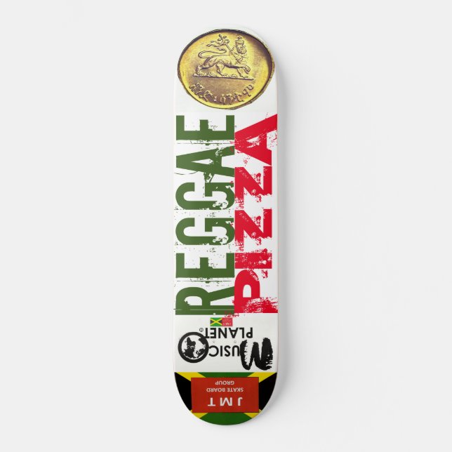 REGGAE PIZZA Skateboard (Front)