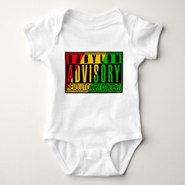 Reggae RASTA Baby Bodysuit (Front)