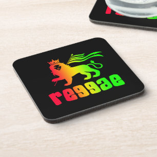 Reggae Rasta Lion Coaster
