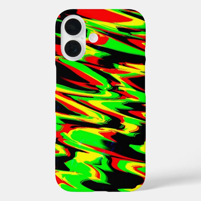 Reggae Rasta Rastafarian Green Black Red Case-Mate iPhone Case (Back)