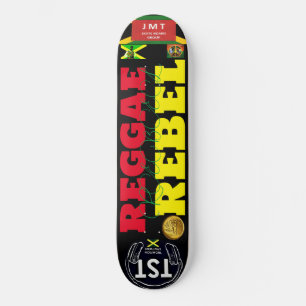 REGGAE REBEL  JMT JAMAICA 8 1/4" Skateboard Deck
