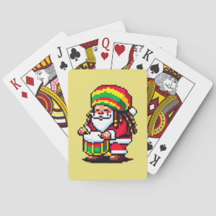 Reggae Rhythms with Santa - Christmas Beat Playing Cards