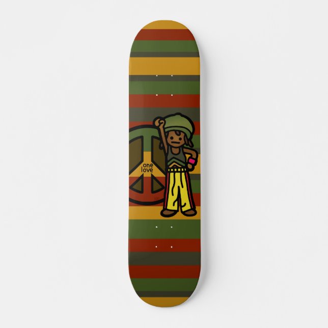 reggae ride. skateboard (Front)