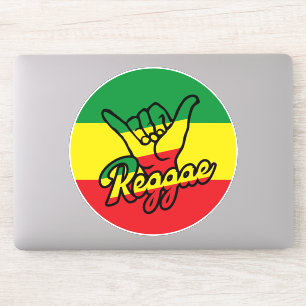 Reggae Shaka Hands with reggae colours