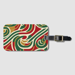 Reggae Tribal Pop Art Luggage Tag