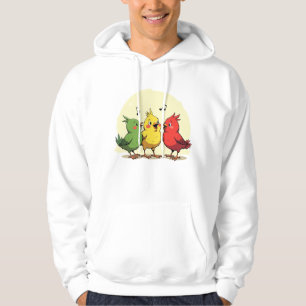 Reggae Vibe Cartoon Birds Hoodie