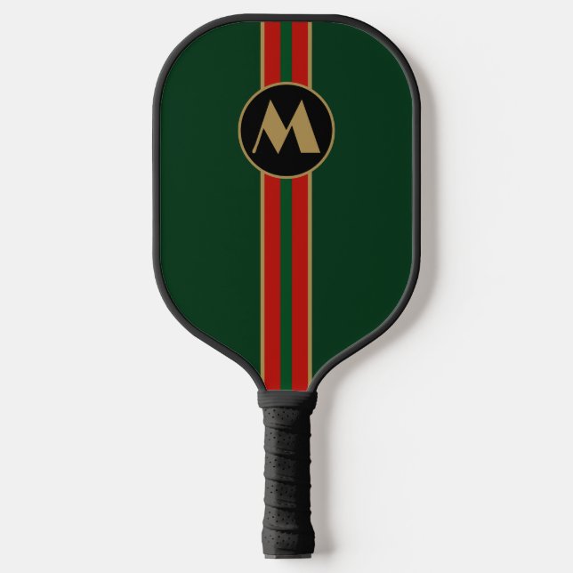 Reggae Vibes Personalised  Green Pickleball Paddle (Front)