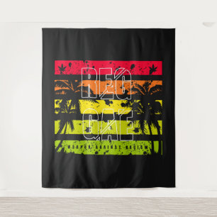 Reggae Weapon Against Racism Tapestry