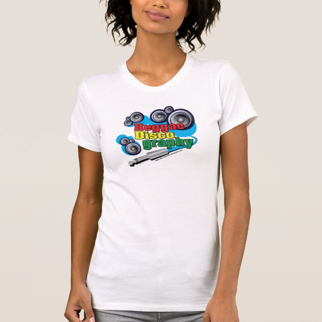 ReggaeDiscography Bubble Speakers T-Shirt (Front)