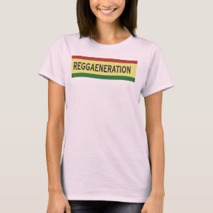 REGGAENERATION ; Reggae, Hippie, Rasta, T-Shirt