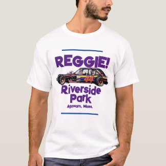 Reggie Riverside Park Tee Shirt RETRO! 2 Sided!