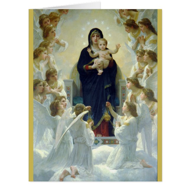 Regina Angelorum ... Bouguereau 1900 (Front)