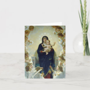 Regina Angelorum ... Bouguereau 1900 Holiday Card