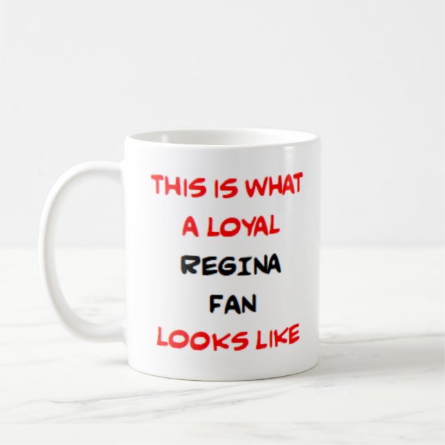 regina fan, loyal coffee mug (Left)