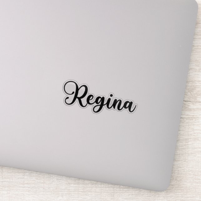 Regina Name - Handwritten Calligraphy (Detail)