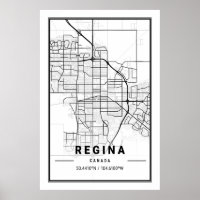 Regina Saskatchewan Canada Cities Travel City Map