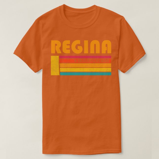 Regina Saskatchewan Canada Vintage Distressed Souv T-Shirt (Design Front)