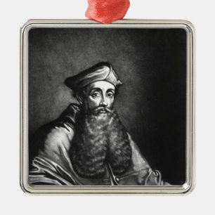 Reginald Pole  illustration Metal Tree Decoration
