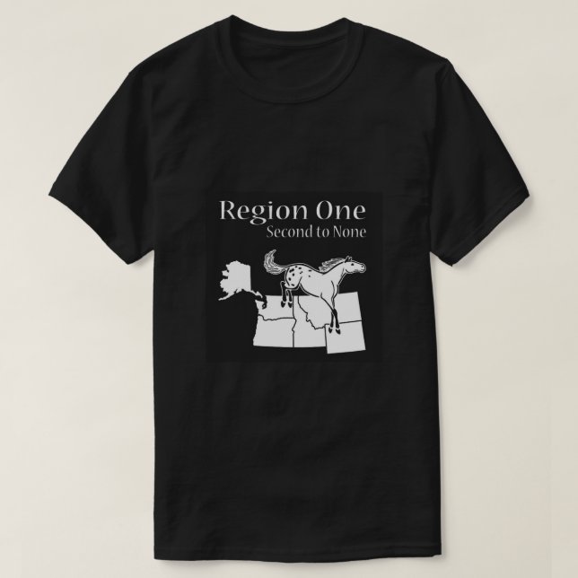 Region 1 shirt - black logo (Design Front)