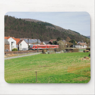 Regional course to Marburg in Buchenau Mouse Pad