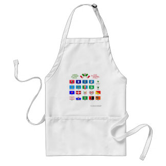 Regional Flags of Italy Standard Apron