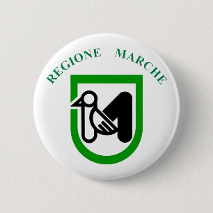 Regione Marche 6 Cm Round Badge