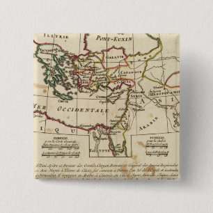 Regions, places in the New Testament 15 Cm Square Badge