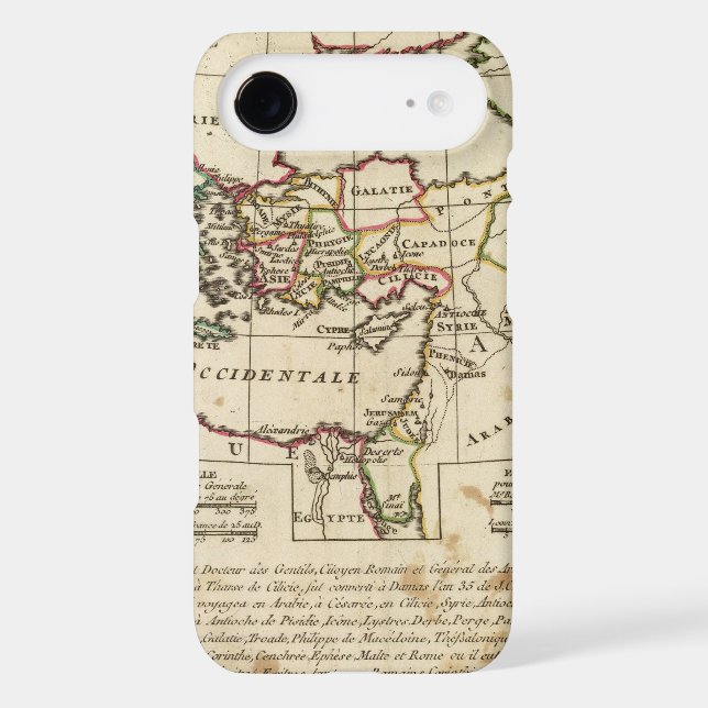 Regions, places in the New Testament Case-Mate iPhone Case (Back)