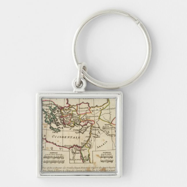 Regions, places in the New Testament Key Ring (Front)