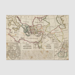 Regions, places in the New Testament Tissue Paper