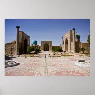Registan, Samarkand Poster