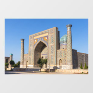 Registan square at sunset - Samarkand, Uzbekistan