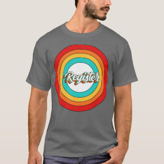 Register Name Shirt Vintage Register Circle