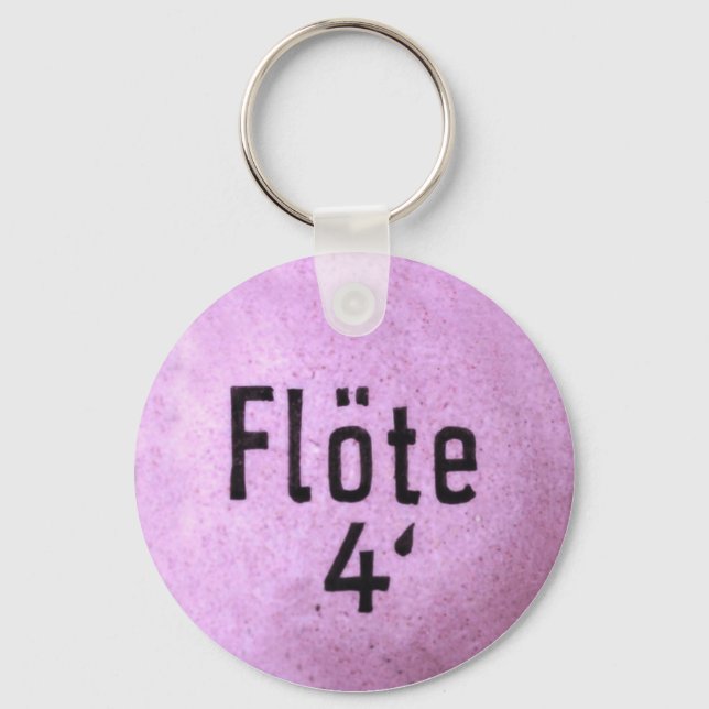 Register of organs as key key ring (Front)