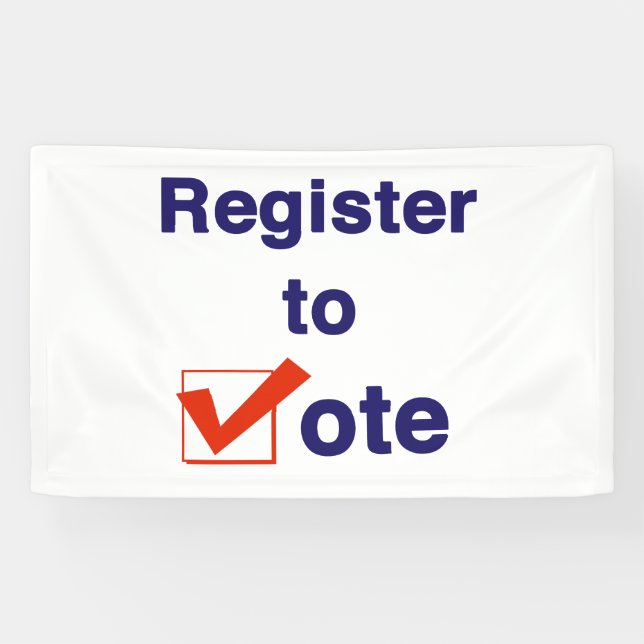 Register To Vote 2026 Banner (Horizontal)