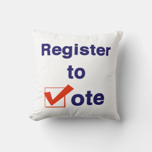 Register To Vote 2026 Cushion