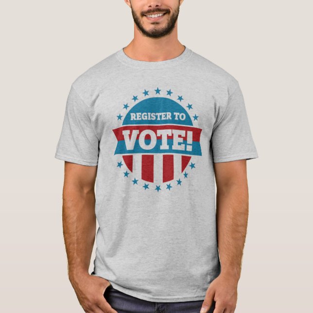 Register to Vote Men's T-Shirt (Front)