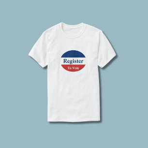 Register to Vote Red White and Blue Tri-Blend Shirt
