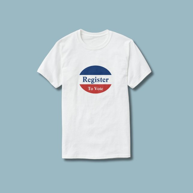 Register to Vote Red White and Blue Tri-Blend Shirt (Creator Uploaded)