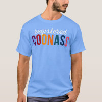 Registered Coonass Cajun Funny Ethnic Slur