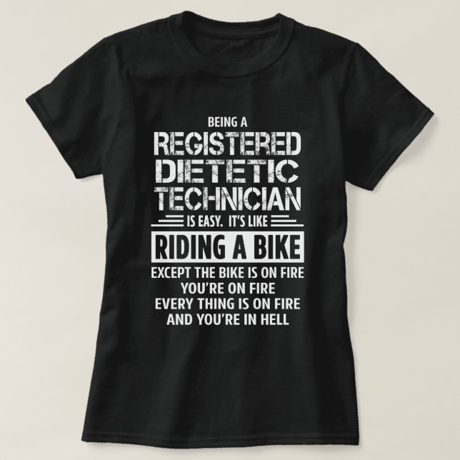 Registered Dietetic Technician T-Shirt (Design Front)
