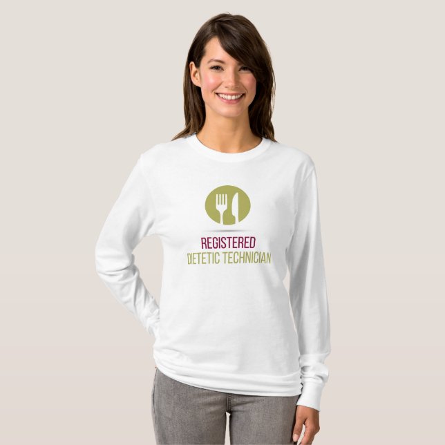 Registered Dietetic Technician women's long sleeve T-Shirt (Front Full)