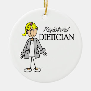 Registered Dietician Ceramic Tree Decoration