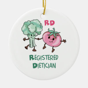 Registered Dietician Ceramic Tree Decoration