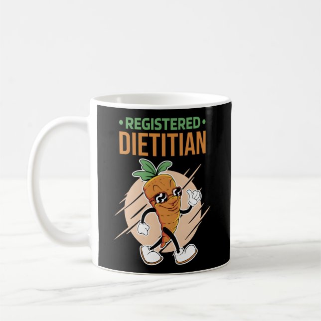 Registered Dietician Nutritionists Coffee Mug (Left)