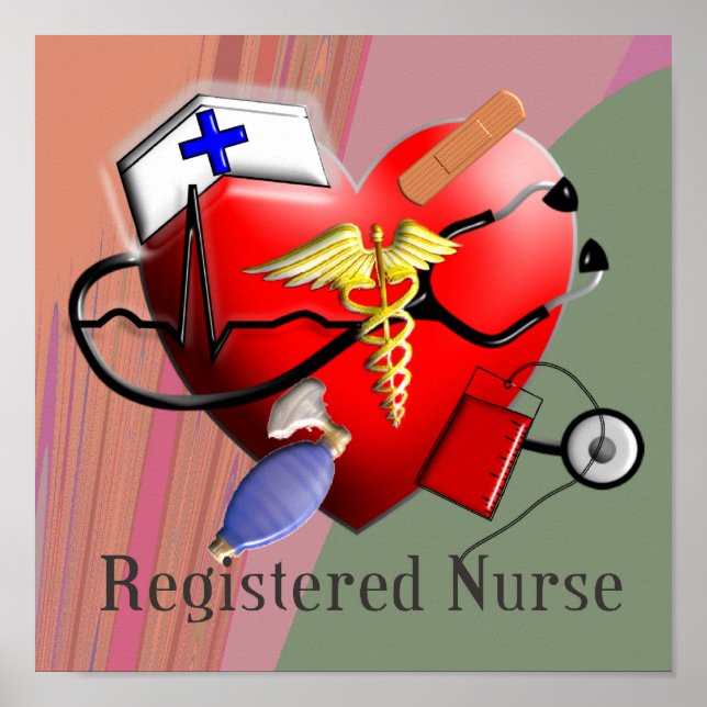 Registered Nurse ART POSTER (Front)