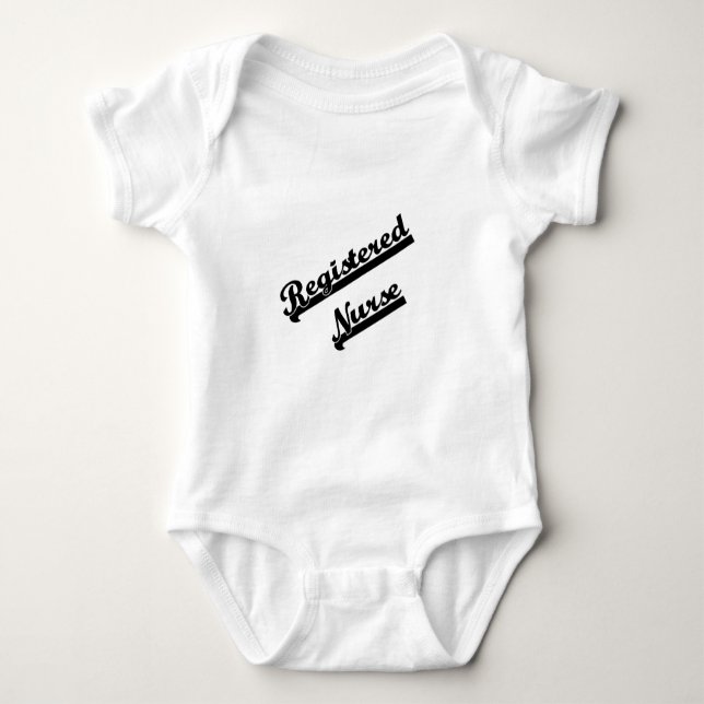 Registered Nurse Baby Bodysuit (Front)