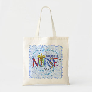 Registered Nurse Caduceus Tote Bag